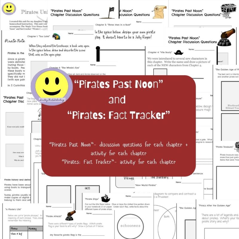 Pirates Past Noon and Pirates Fact Tracker Book Study - Image 2