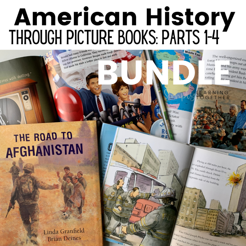 BUNDLE: American History through Picture Books Parts 1-4