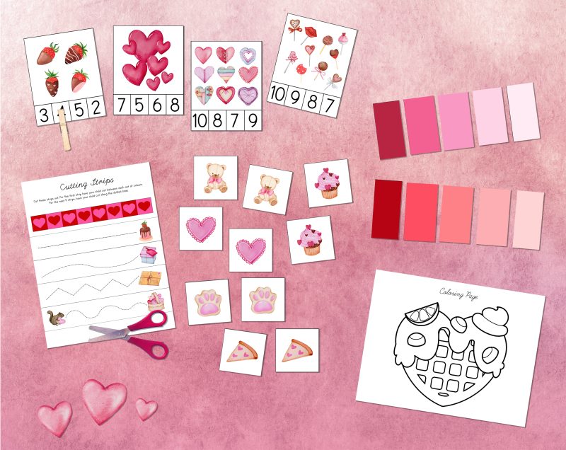 Valentine's Day Preschool Printable Activity Pack - Image 2