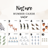 Winter Number Nature Counting Cards