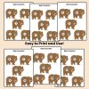 Preschool Bear Counters 1-30 Math Bear Theme Counting Pieces Kindergarten - Image 2