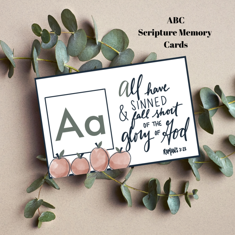 ABC Bible Verse Cards