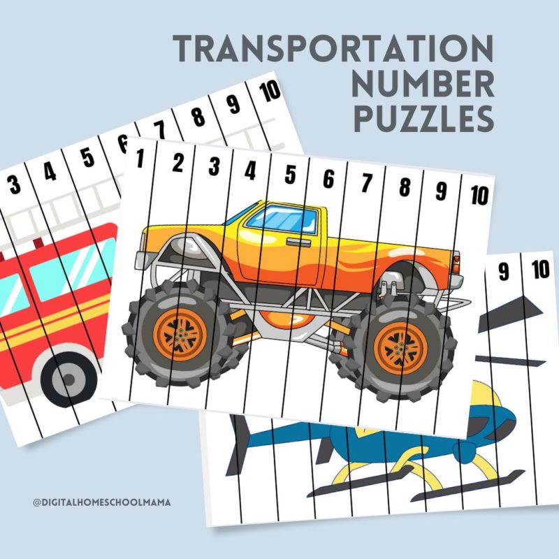 Transportation Math Puzzles