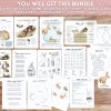 Rabbit & Hare Mini Unit, Spring Homeschool printable,Rabbit Unit study, Easter Homeschool activity - Image 2