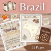 Brazil Travel, Geography Unit for Elementary - Maps, Information, Photos, Activities, Cuisine & More