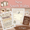New South Wales Travel Geography Elementary Unit - Maps, Info, Photos, Activities, Cuisine & More