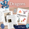 Dragons Mythical Creature Unit Study Folklore, History, & Creative Writing for Upper Elementary