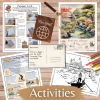 6 Continent Geography Travel Bundle - Maps, Recipes, Activities, Photos, Coloring and More! - Image 2
