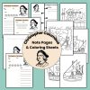 Christopher Columbus Note Pages and Coloring Sheets Family Learning Note Pages