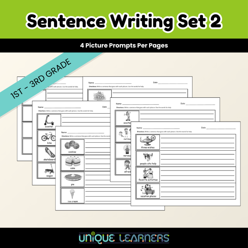 Sentence Writing - Set 2 - Image 3