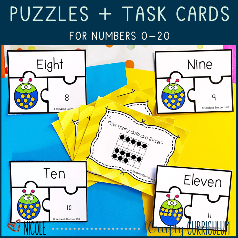 Counting to 20 | Counting Objects | Math Counting Task Cards | Kindergarten - Image 3