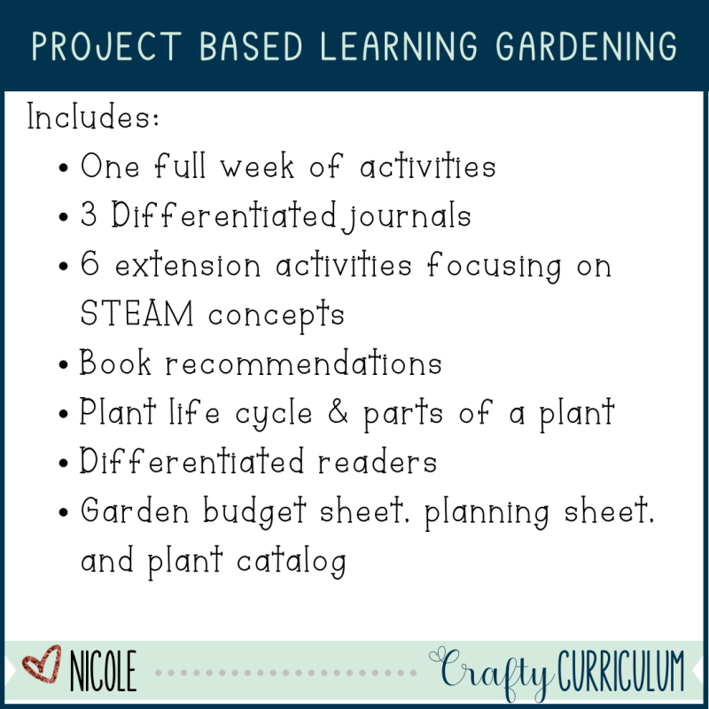 Project Based Learning | Science and Math Design a Garden | STEM Challenge | Plants - Image 2