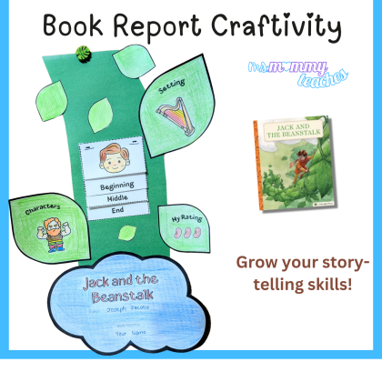 Jack and the Beanstalk Book Report Craft Project