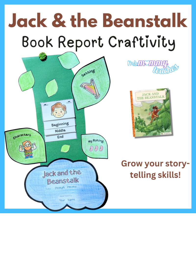Jack and the Beanstalk Book Report Craft Project