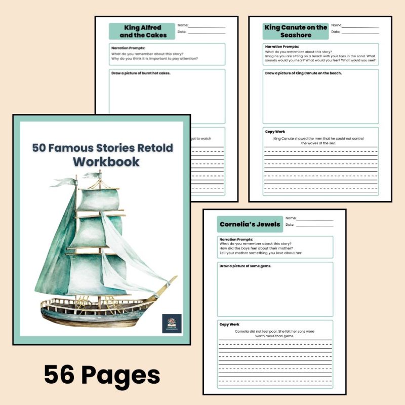 Year 1 Workbook Bundle AO Paddle to the Sea Our Island Story 50 Famous Stories Retold - Image 5