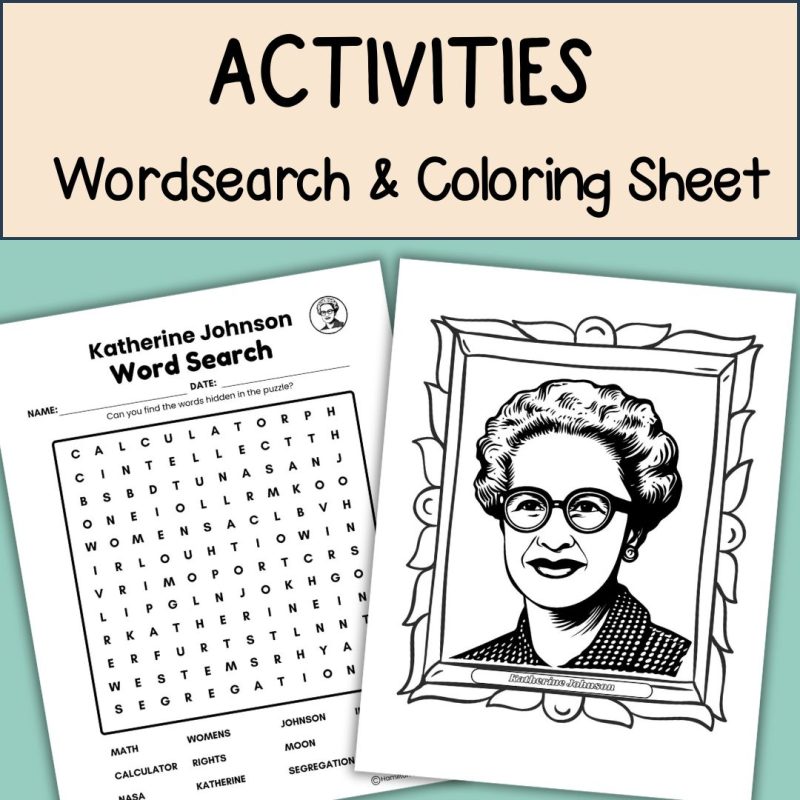 Katherine Johnson Student Note Pages & Worksheets - Image 4