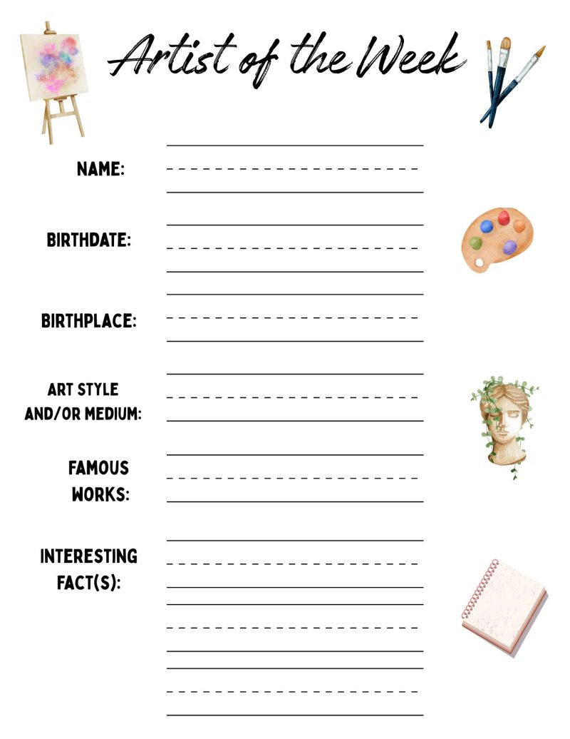 Nature Themed Morning Menu Pages - Image 5