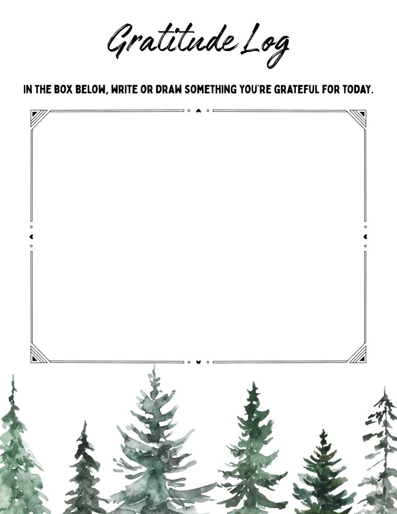 Nature Themed Morning Menu Pages - Image 3