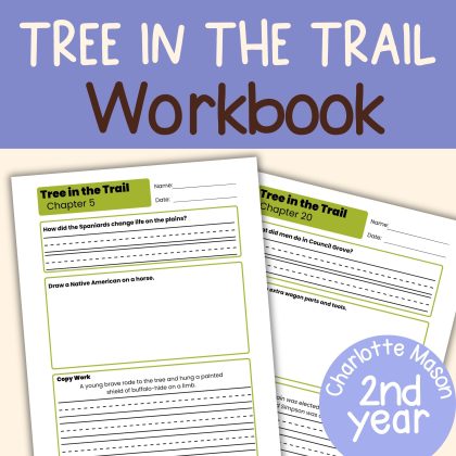 Tree in the Trail Workbook Holling C. Holling Book Companion Santa Fe Trail Copy Work Notebook