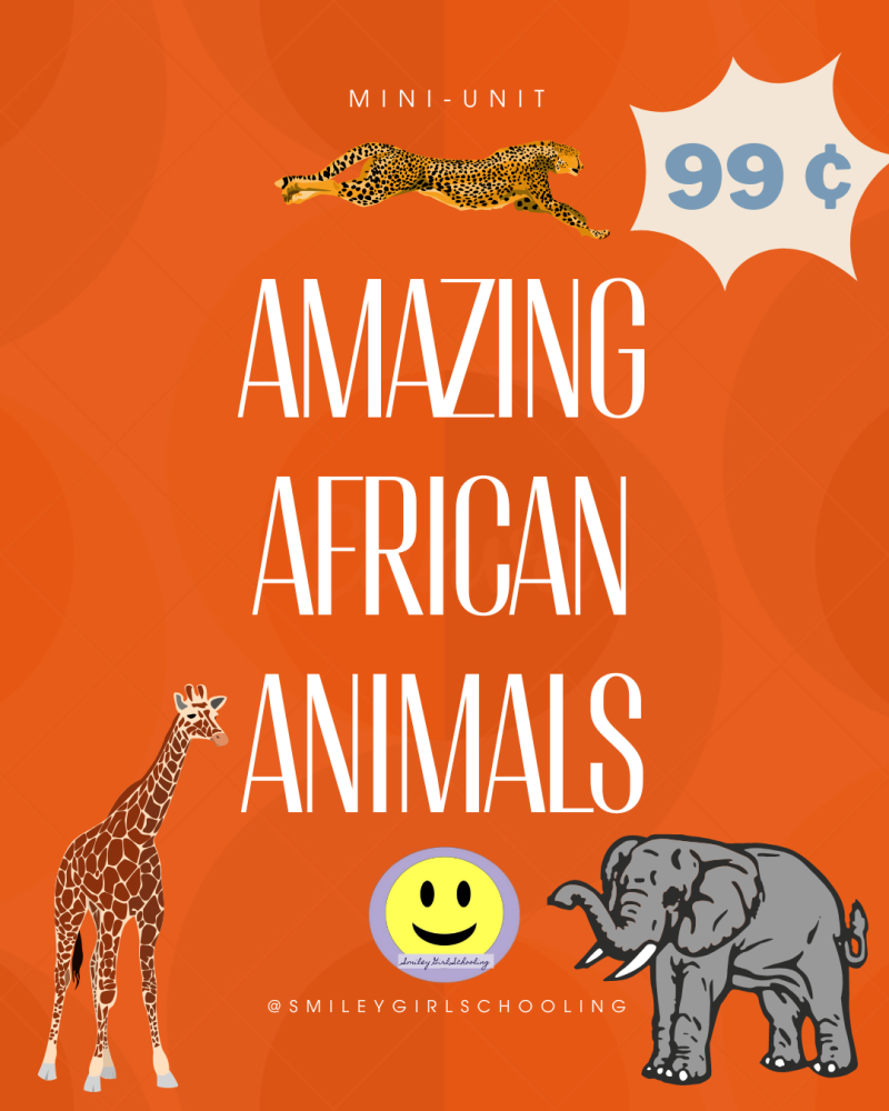 Amazing African Animals Mini-Unit
