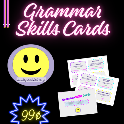 Grammar Skills Cards