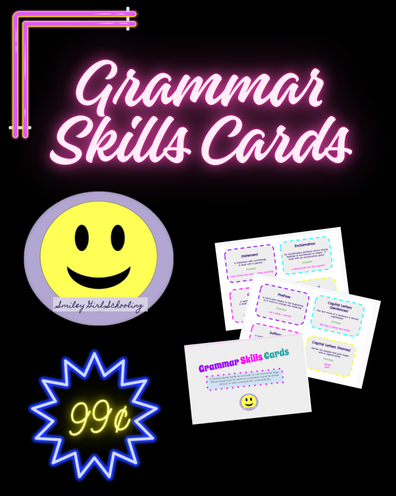 Grammar Skills Cards