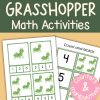 Grasshopper Math Activity Bundle Preschool Kindergarten Math Manipulatives