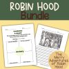 The Merry Adventures of Robin Hood Notes and Vocabulary Bundle 100 Pages!