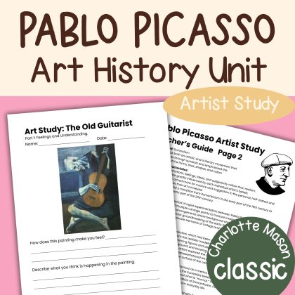 Pablo Picasso Artist Study Unit Art History Lesson Plan Family Learning