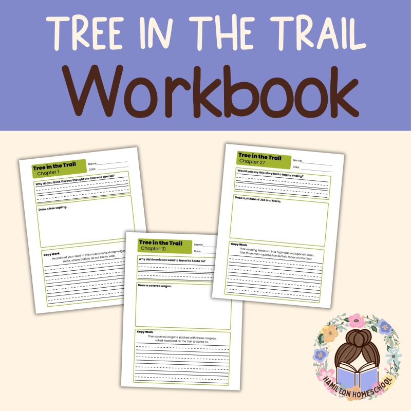 Tree in the Trail Workbook Holling C. Holling Book Companion Santa Fe Trail Copy Work Notebook - Image 2