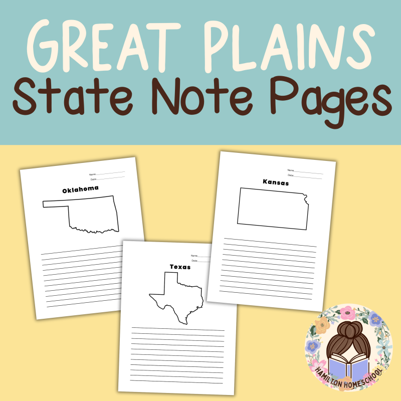 The Great Plains Worksheets & Note Pages Geography and History Unit - Image 2