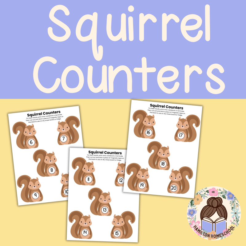 S is for Squirrel Preschool Activity Bundle Backyard Nature - Image 2
