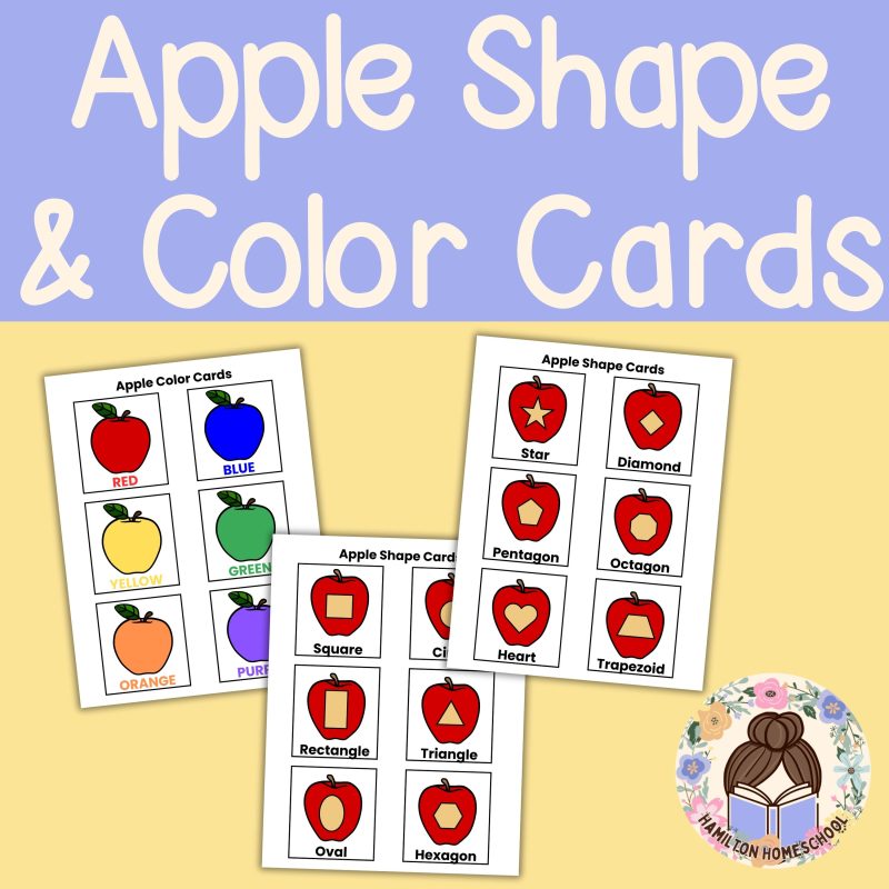 A is for Apple Preschool Learning Bundle Worksheets and Activity Sheets - Image 2