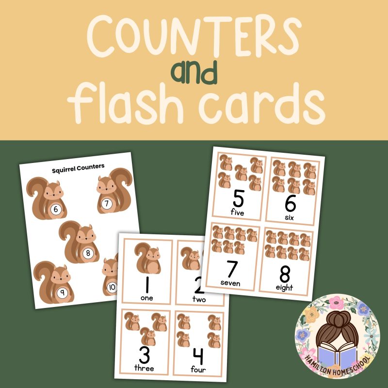 Squirrel Math Activity Bundle Preschool Kindergarten Math Manipulatives - Image 2