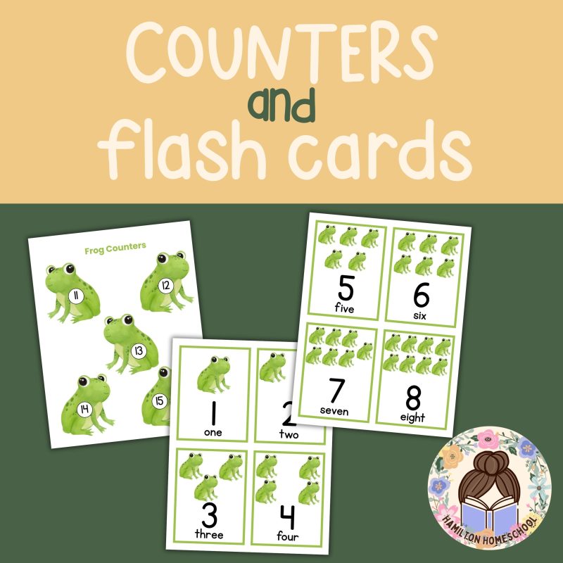 Frog Math Activity Bundle Preschool Kindergarten Math Manipulatives - Image 2