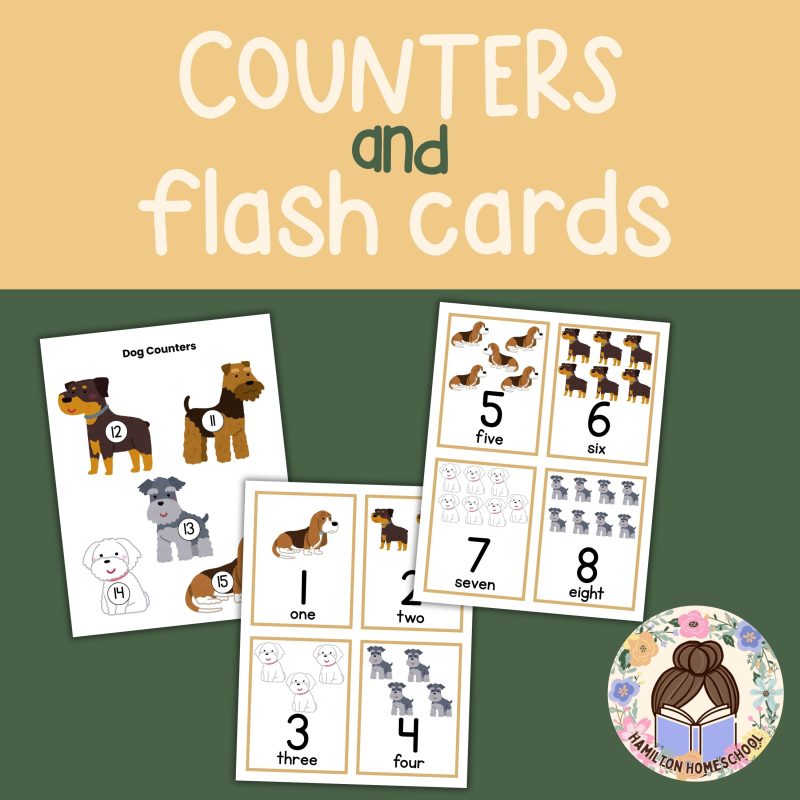 Dog Math Activity Bundle Preschool Kindergarten Math Manipulatives - Image 2