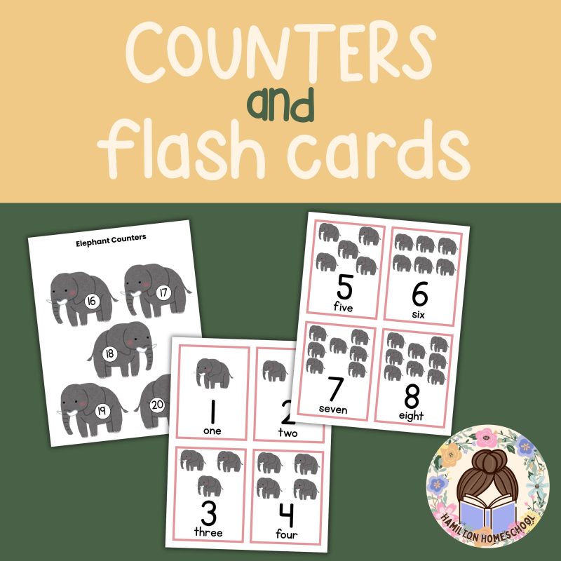 Elephant Math Activity Bundle Preschool Math Manipulatives Kindergarten - Image 2
