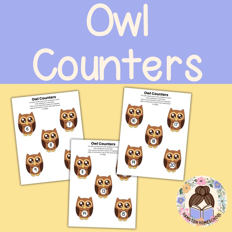 O is for Owl Preschool Activity Sheet Bundle - Image 2