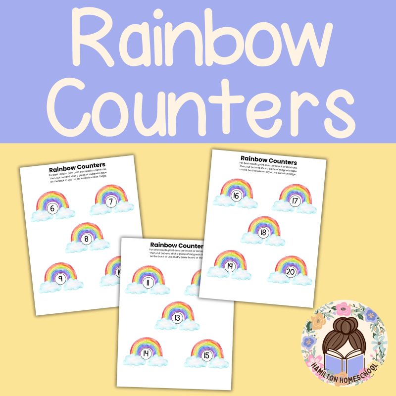 R is for Rainbow Preschool Activity Page Bundle R Week Curriculum - Image 2