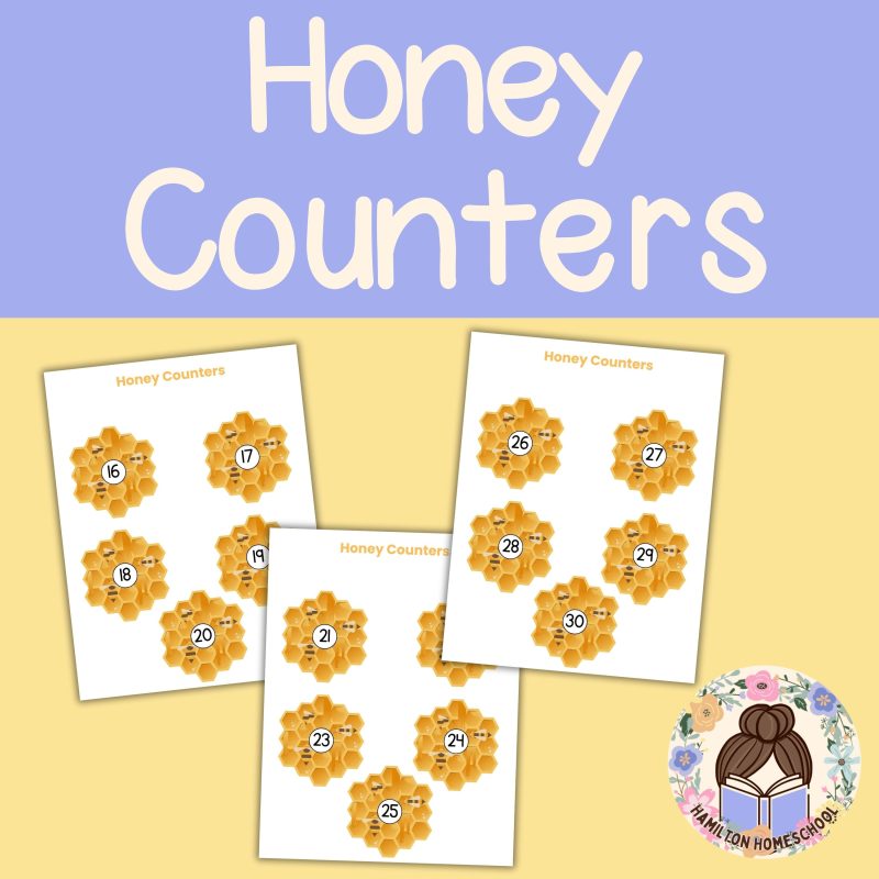 H is for Honey Preschool Activity Bundle Honey Bee Worksheets Kindergarten Pre K - Image 2