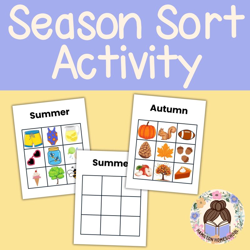 Seasons Preschool Activity Pack Winter Spring Summer Autumn 4 Seasons Activities - Image 2