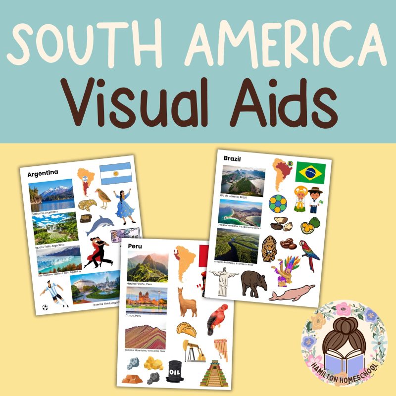 South America Geography Worksheets Note Pages and Visual Aids Family Study Unit - Image 2