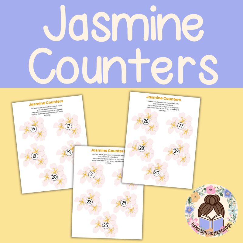 J is for Jasmine Preschool Activity Bundle - Image 2