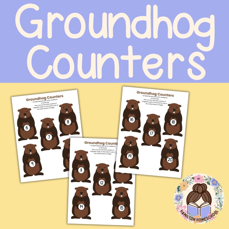 Groundhog Preschool Activity Bundle G is for Groundhog Groundhog - Image 2