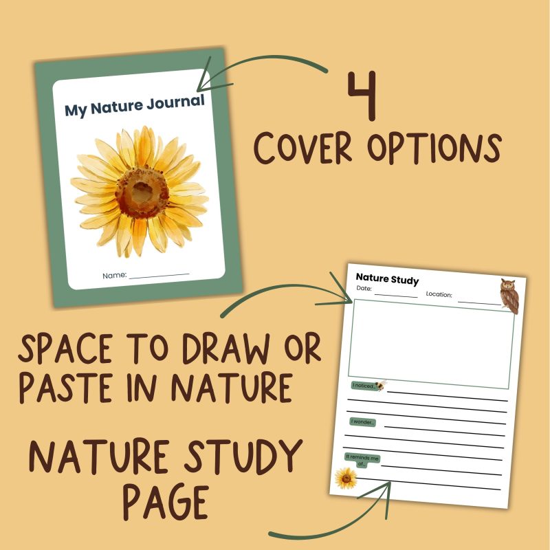 Printable Nature Journal For Kids Charlotte Mason Inspired - Image 3
