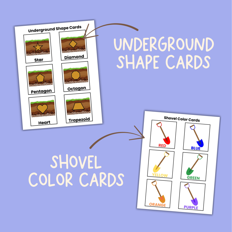 U is for Underground Preschool Kindergarten Activity Sheets - Image 3