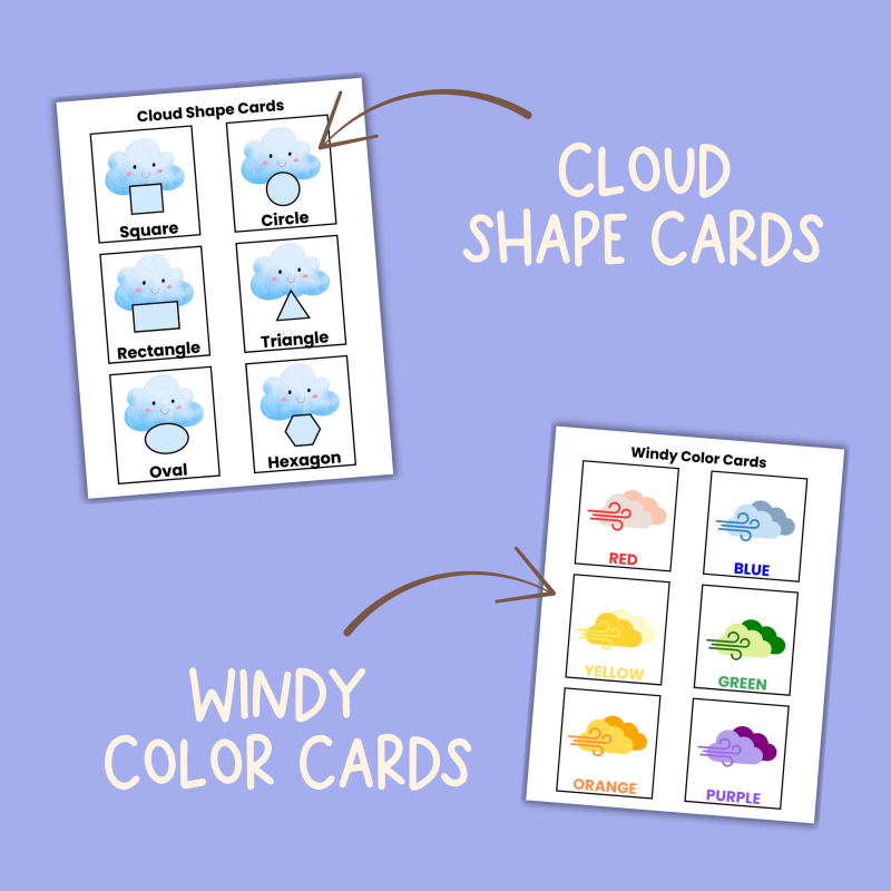 W is for Wind Preschool Kindergarten Activity Sheet Bundle Weather Unit - Image 3