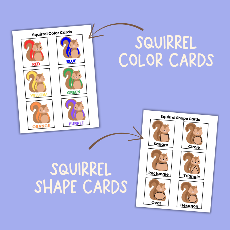 S is for Squirrel Preschool Activity Bundle Backyard Nature - Image 3