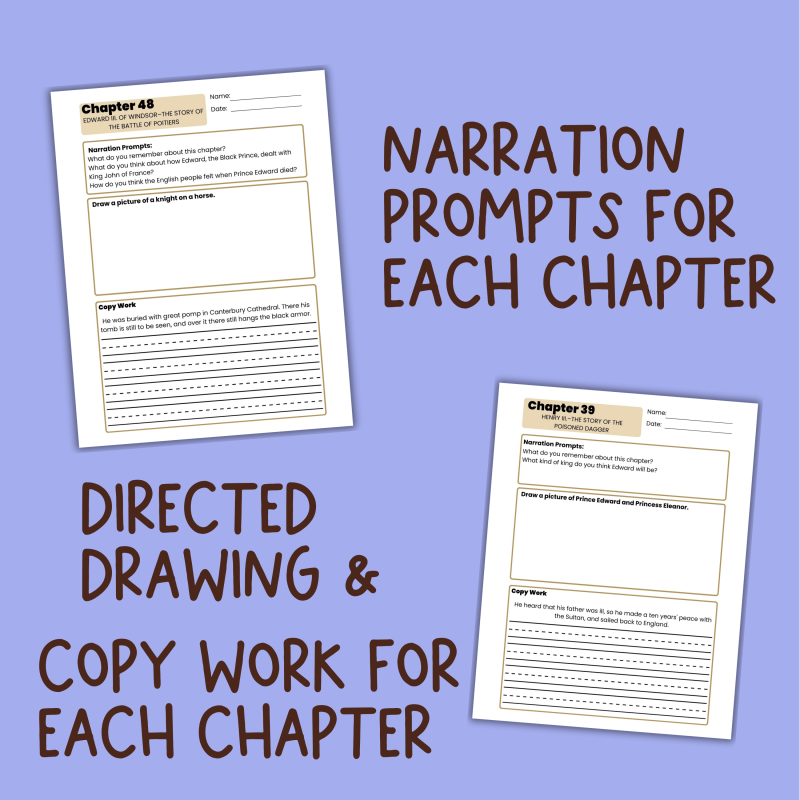 Our Island Story Workbook Complete An Island Story Worksheet Book Companion Visual Aids Study Guide - Image 3