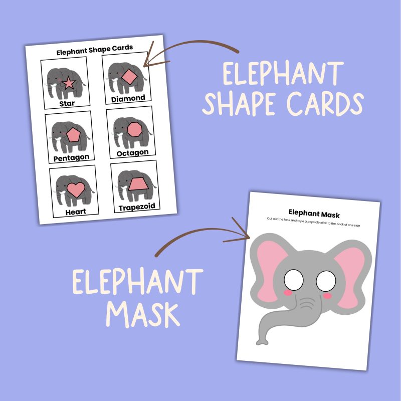 E is for Elephant Preschool Learning Pack E Week Lesson Plan - Image 3
